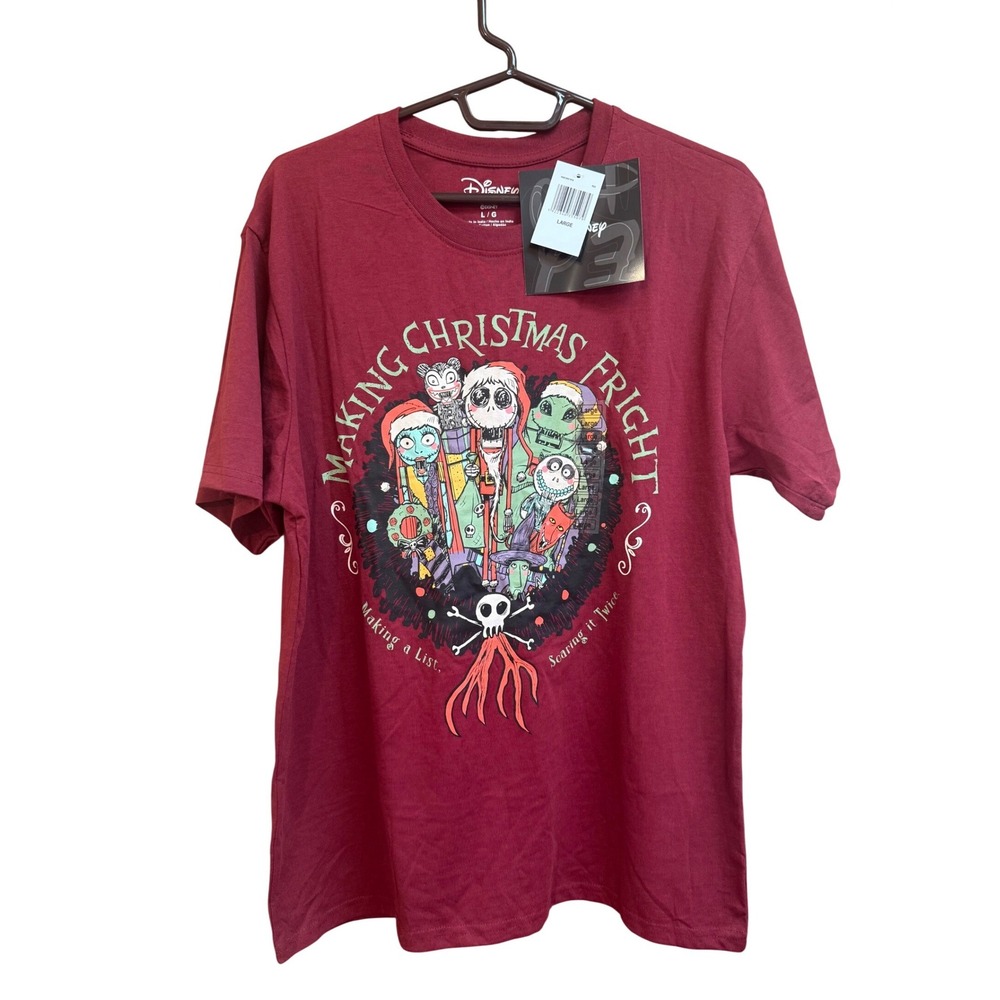 Disney The Nightmare Before Christmas‎ Graphic T Shirt Unisex Large NWT